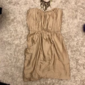 Strapless cocktail dress